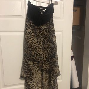 Cheetah print High-low dress!